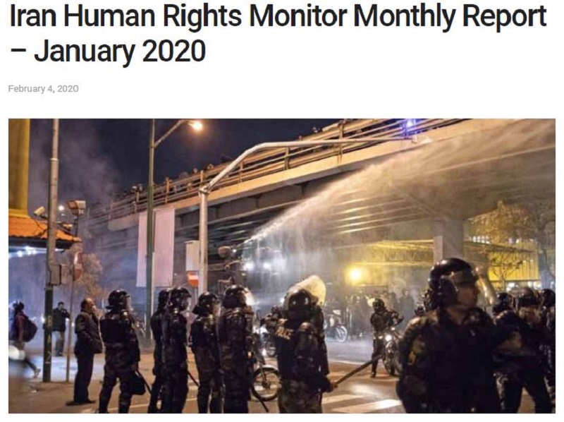 Monthly Report by Rights Group Confirms Iran’s Regime Ongoing Human Rights Violation 