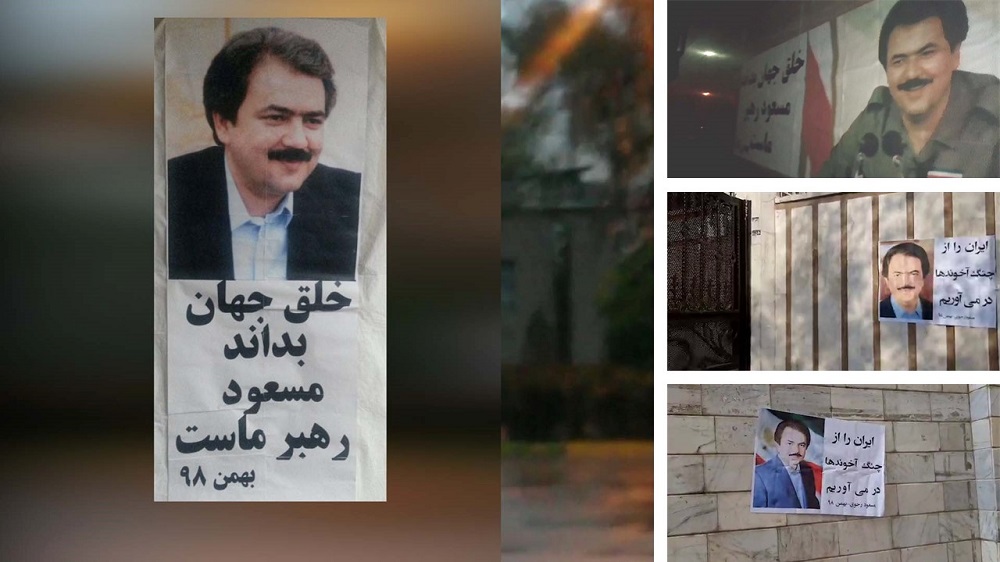 Iran: Posting Messages, Pictures of Resistance’s Leader in Tehran, Other Cities