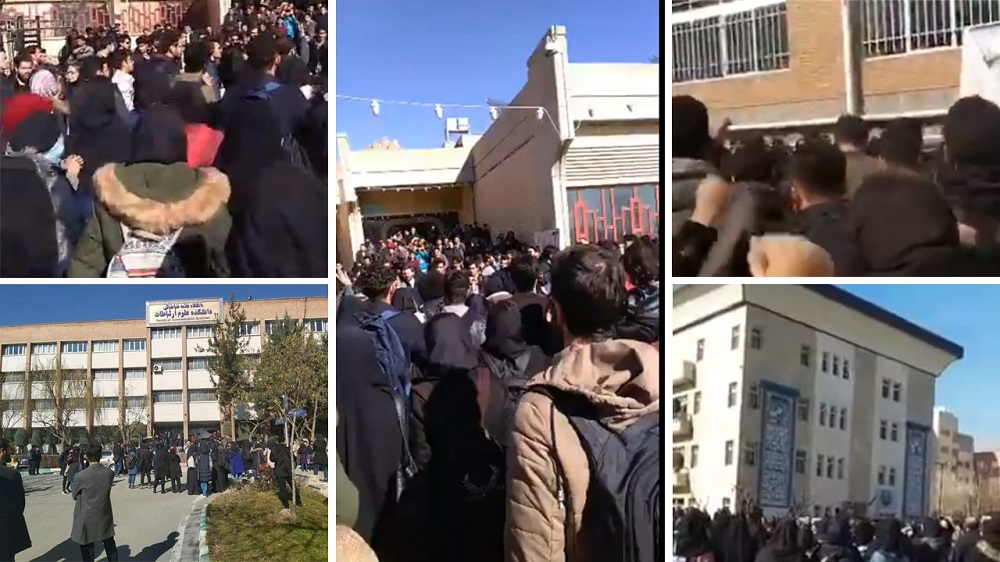 Students Stage Protests in Tehran, Isfahan
