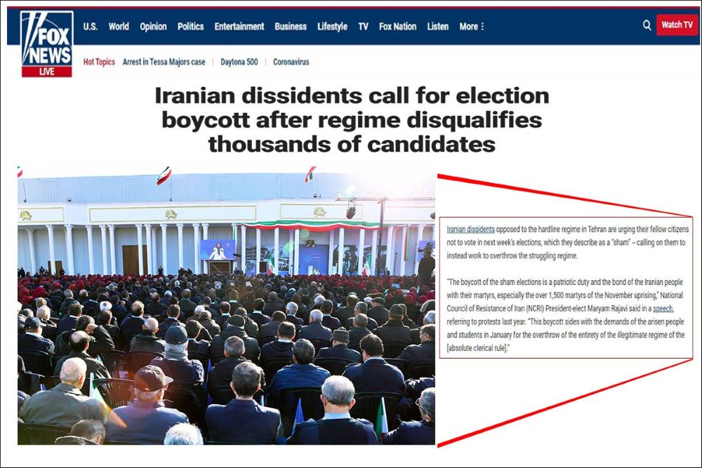 Iranian dissidents call for election boycott after regime disqualifies thousands of candidates