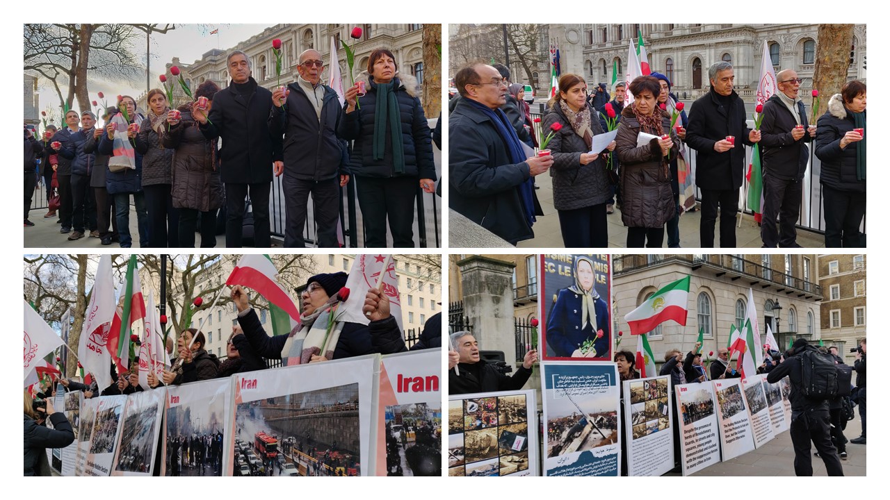 Anglo Iranians, MEK and NCRI Supporters Commemorate Airplane Crash Victims in London 