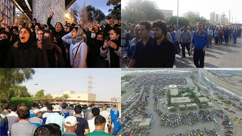 Protests Across Iran by Different Social Classes 