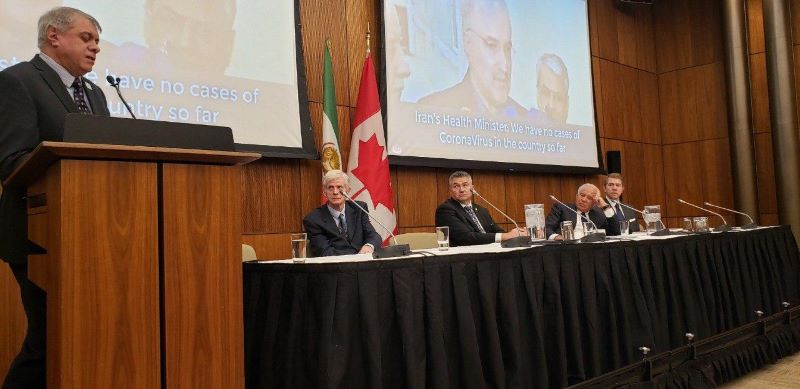 The conference, Iran: Human Rights, uprisings, and West’s political options at the Sir. John McDonald’s building in the Canadian Parliament