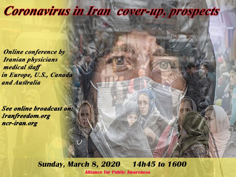 Online conference: Coronavirus in Iran, Cover-up, Prospects