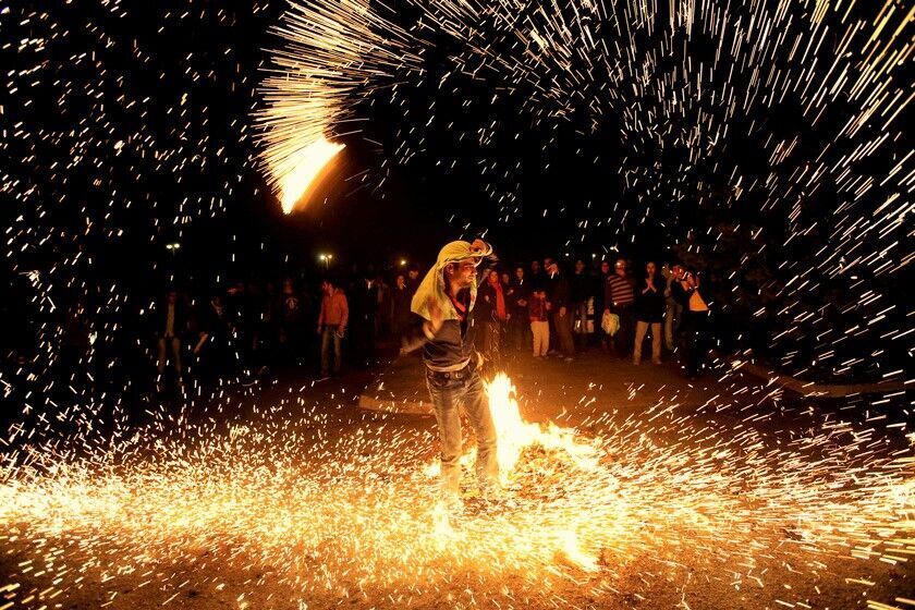 Iran: Defiant youth turned the last Tuesday of the Iranian Year, Chaharshanbe Suri (Festival of Fire), in Tehran and other cities into scenes of protests against the regime.