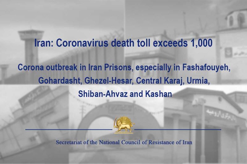 Victimes coronavirus 1000 - Iran prisons - covid 2019