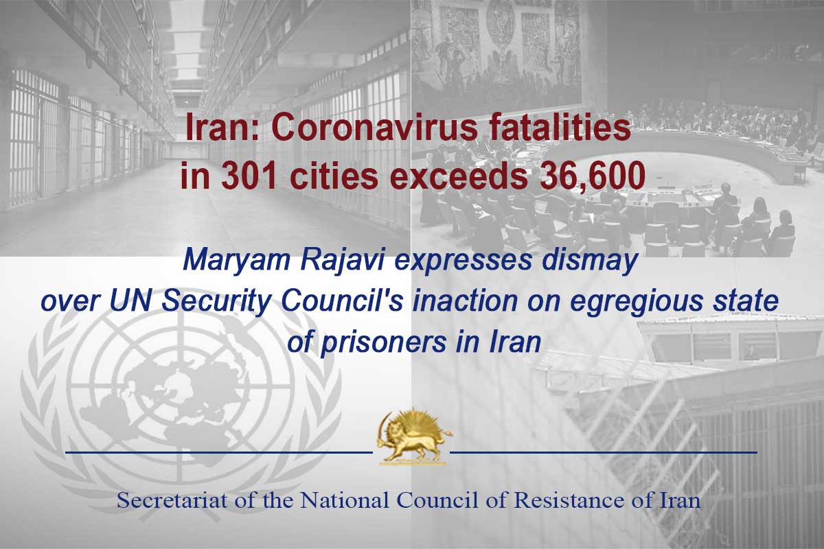 Iran: Coronavirus fatalities in 301 cities exceeds 36,600