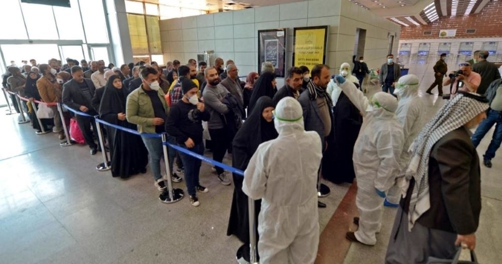 Due to the negligence of the Iranian regime officials, the journey of Iranian pilgrims and travelers to Iraq, especially to the cities of Najaf and Karbala, continued even after the outbreak of coronavirus in Iran.