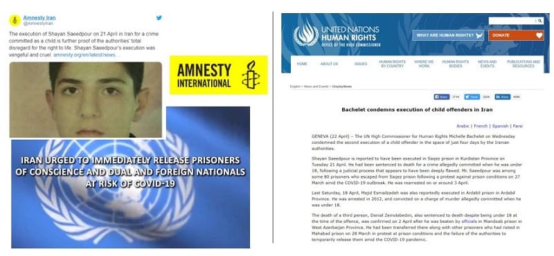 Worldwide condemnation of the Iranian regime’s ongoing human rights violations