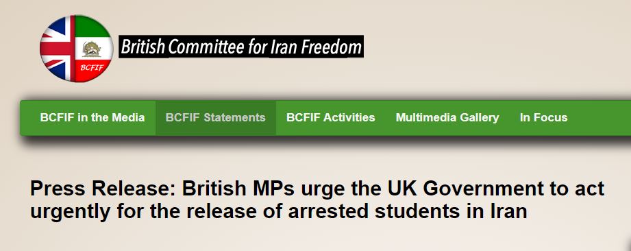 British lawmakers urge the UK to put pressure on Iran’s regime to release detained students 