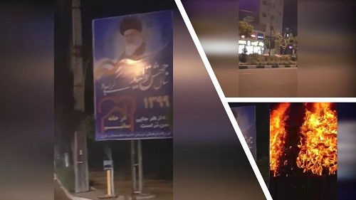 Karaj-–-Torching-Khamenei’s-banner-–-May-1-2020