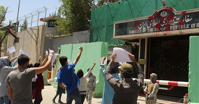 Demonstrators in Afghanistan Protest Iran Regime’s Crimes Against Migrants