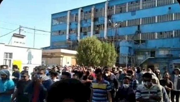 Protests-by-workers-of-Haft-Tapeh-Khuzestan-province