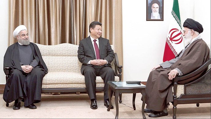 Iranian-regime-Supreme-Leader-Ali-Khamenei-meeting-with-Chinese-President-Xi-Jinping-back-in-2016