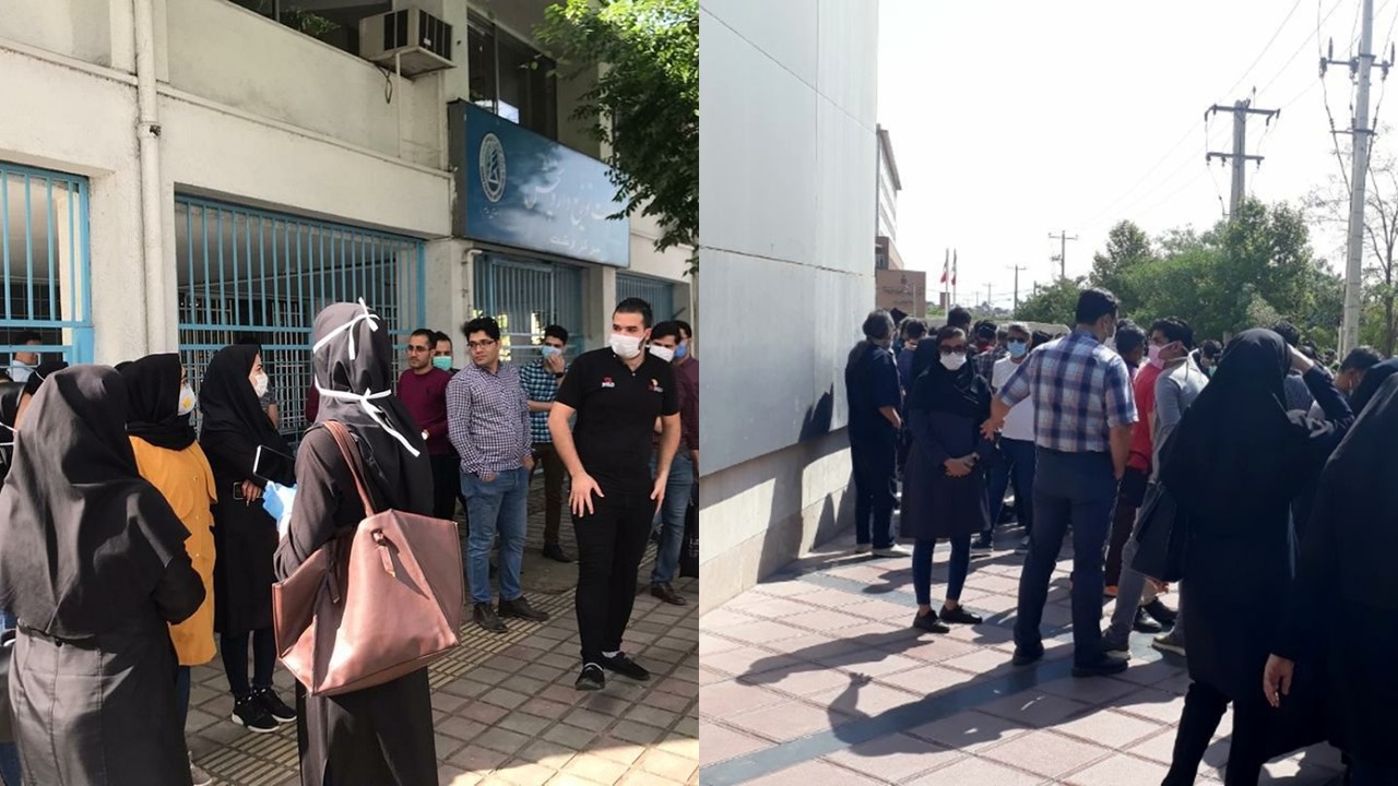 Nurses Protest Across Iran Against Mistreatment by the Regime amid COVID-19 Pandemic 