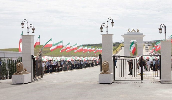 The-entrance-of-Ashraf-3-home-to-members-of-the-People’s-Mojahedin-Organization-of-Iran-PMOI-MEK-in-Albania