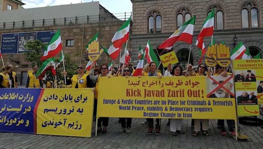 Demonstration against Iranian diplomat-terrorists in Europe