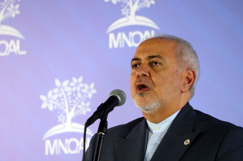 In July 2019, the United States imposed sanctions on Iranian Foreign Minister Mohammad Javad Zarif, identifying him as an "illegitimate spokesperson for Iran," which is State Department-speak for declaring him a terrorist. File Photo by Miguel Gutierrez/EPA-EFE