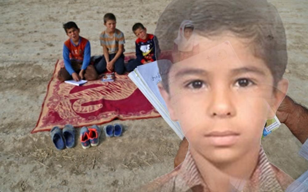 Mohammad Mousavizadeh, the 11-year-old student from Bushehr