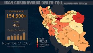 Coronavirus death toll Nov 14 2020