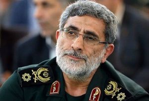 Esmail Ghaani, the comander of the IRGC's Quds Force 