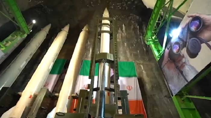 The IRGC's long-range ballistic missile
