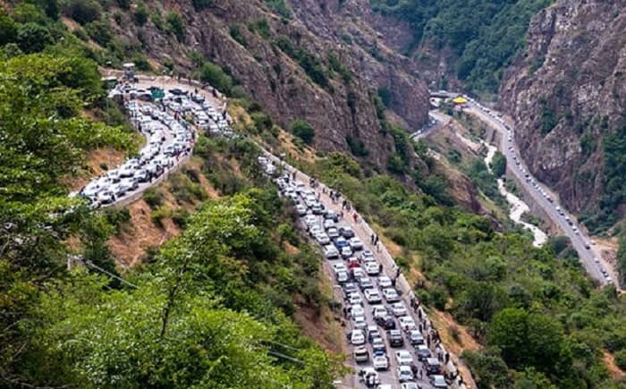 A road in Siahkal mountains. Siahkal is a city in Gilan Province, Iran. The coronavirus death toll in Gilan Province has reached 5,666