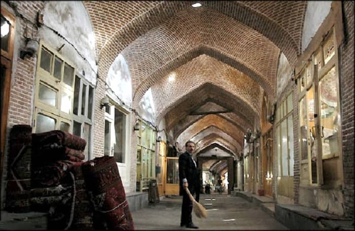The bazar of Semnan city. Semnan is the capital city of Semnan Province in Iran. The Province had a population of about 640,000 and a high number of coronavirus fatalities. The coronavirus death toll in Semnan Province has reached 2,062