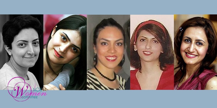 From left, Naghmeh Zabihian, Nika Pakzadan, Nakisa Hajipour, Farzaneh Daneshgari, and Sanaz Es'haghi