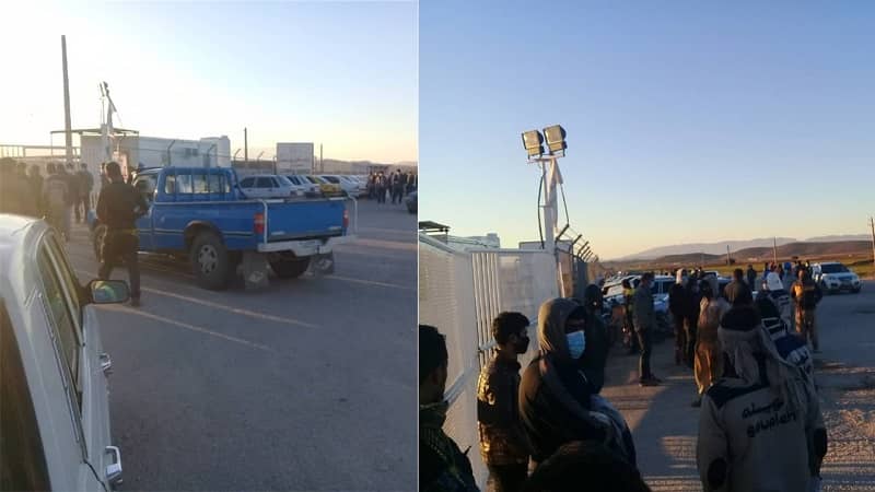 Dehdasht Petrochemical complex workers hold a protest - December 22