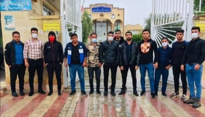 Youths of the Shahroi village protest