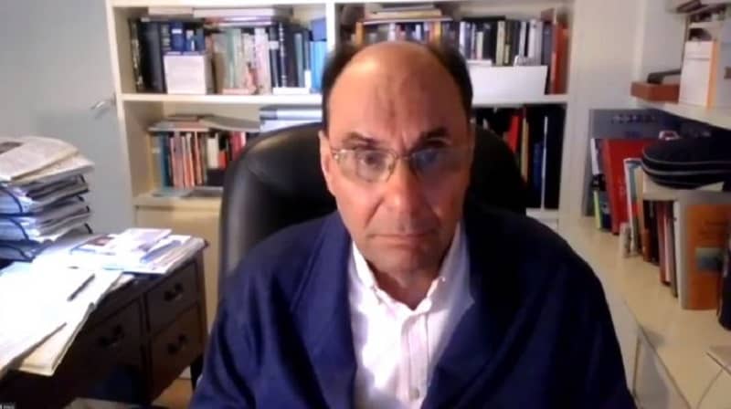 Alejo Vidal-Quadras speaks in the Online Panel
