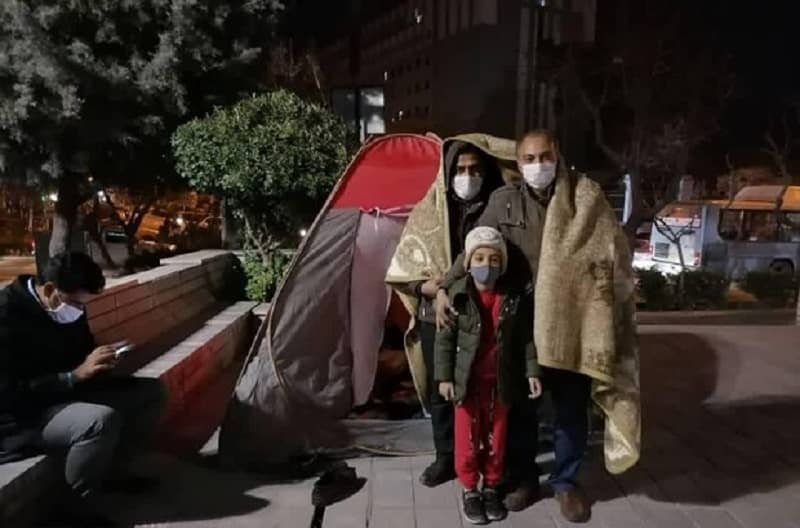 A group of preschool teachers, who came to Tehran from different provinces in recent days to protest against their employment status, have spent their night in the park of the Iran regime's parliament