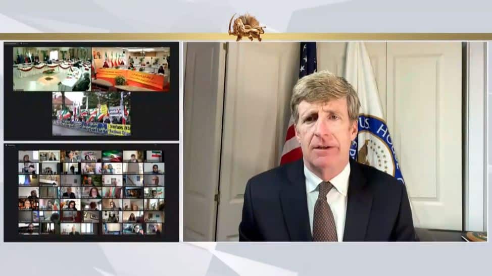 Patrick Kennedy speaks to the online conference - February 4, 2021