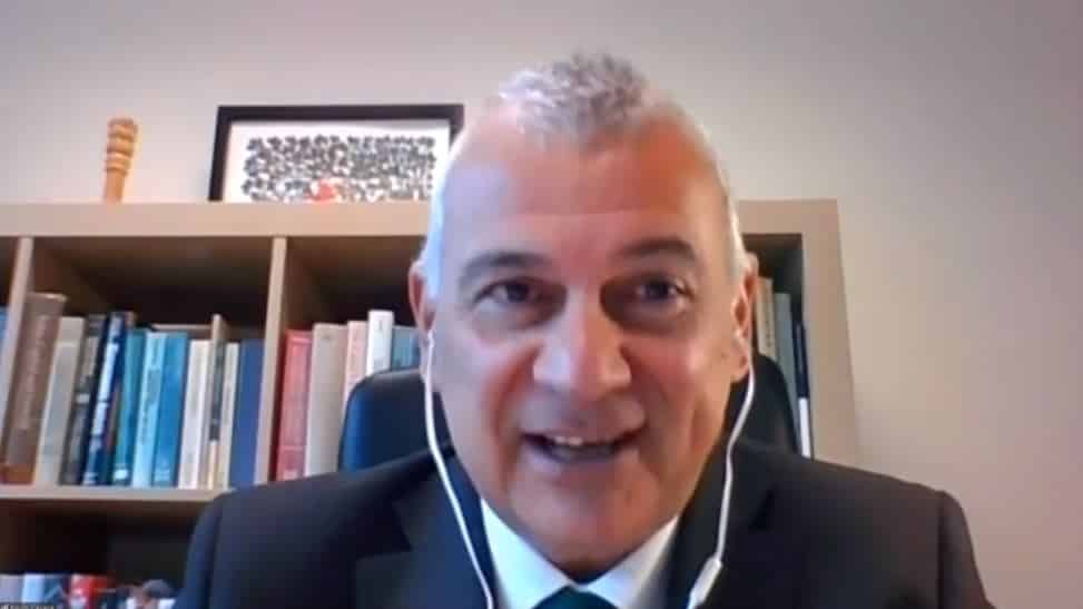 Paulo Casaca speaks to the online conference - February 4, 2021