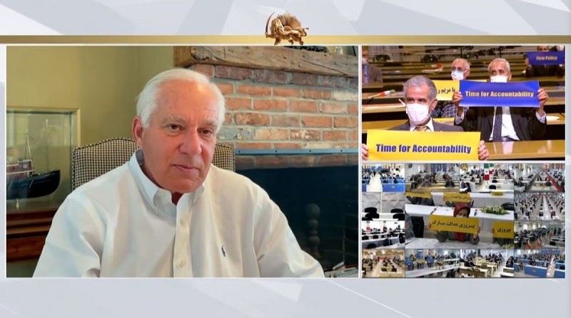 Robert Torricelli speaks to the online conference - February 4, 2021