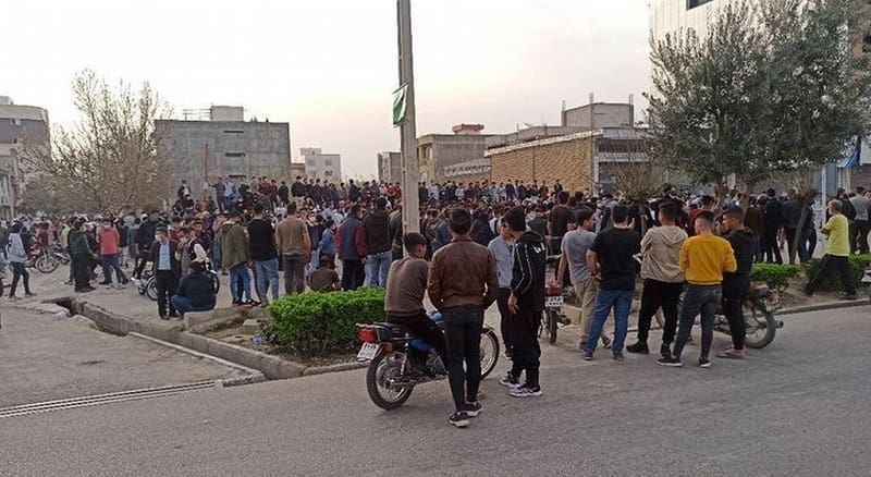 Protests in Golestan in northeast Iran - March 23, 2021