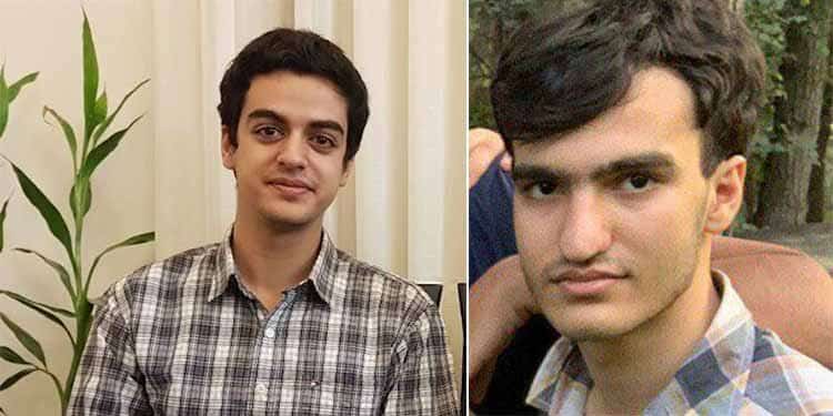 Ali Younesi and Amir Hossein Moradi, two jailed students in Iran