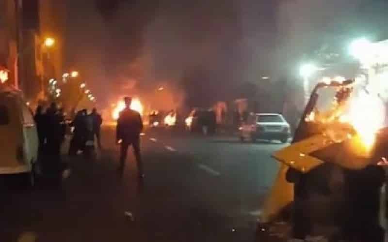 Iran-protests-fire-on-the-street