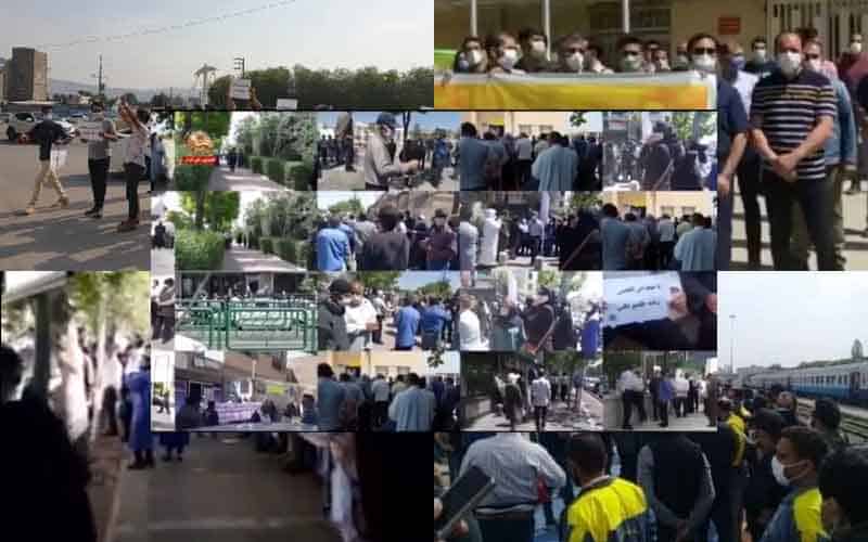 Iranians-Continue-Protests-at-Least-22-Rallies-and-Strikes-on-April-25
