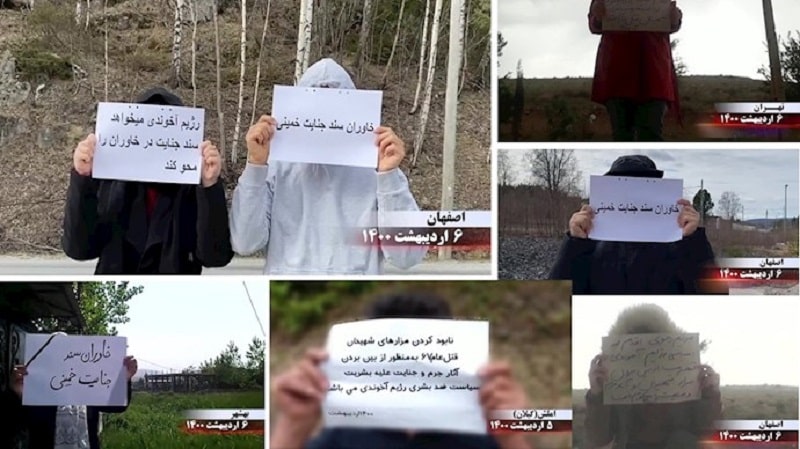 Activities of the MEK’s network inside of Iran against regime’s preparation for destroying Tehran’s Khavaran Cemetery, the burial place of thousands of executed political prisoners in 1988.