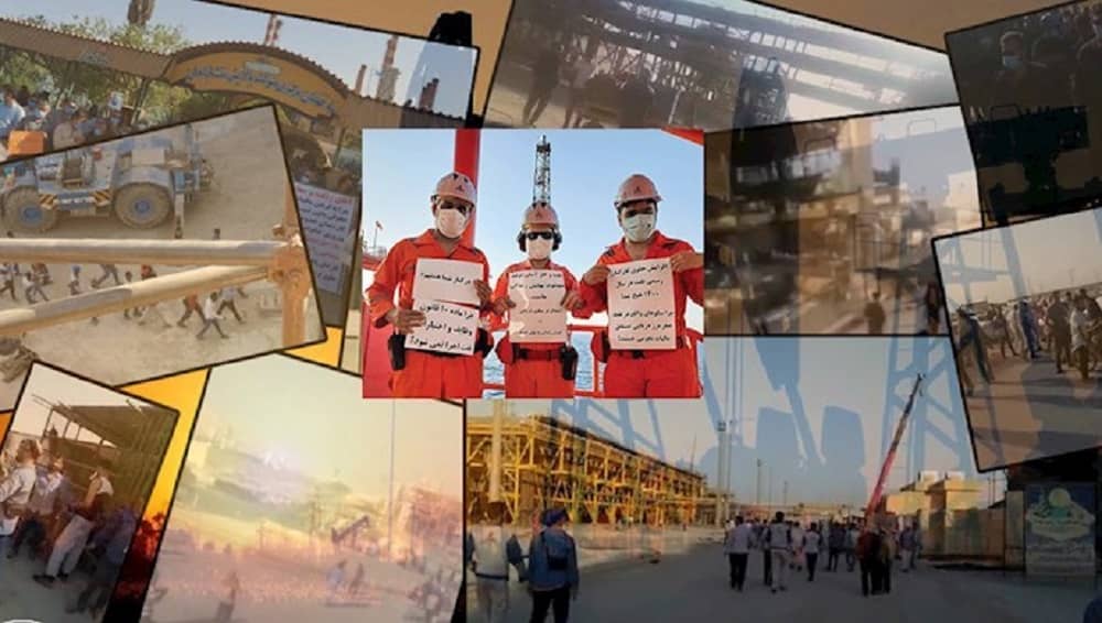 Oil sector workers in several cities across Iran go on strike - June 2021 (1)