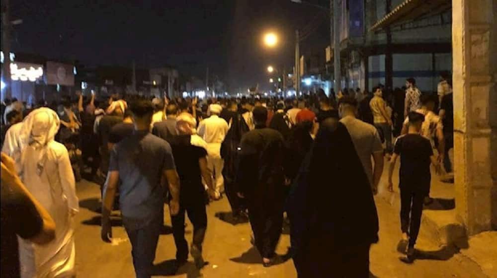Protests in Khuzestan province over water shortages - July 2021