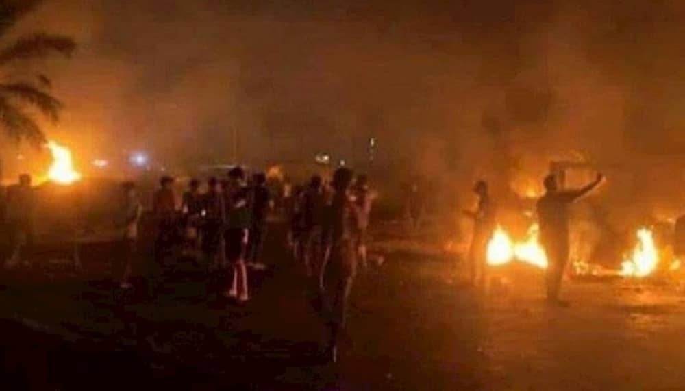 Protests in Khuzestan province over water shortages - July 2021