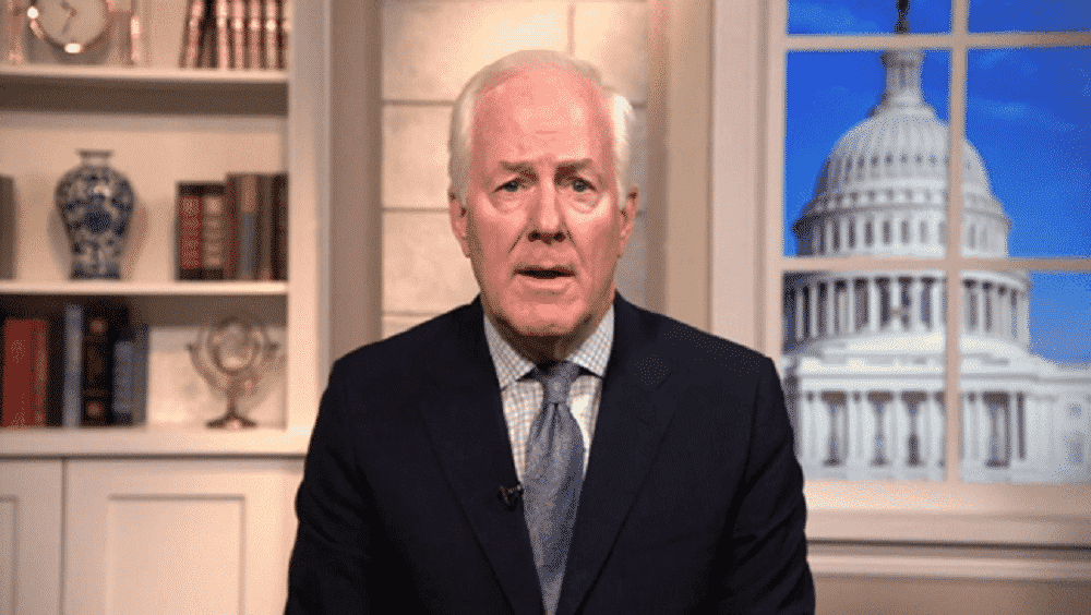 US-Senator-John-Cornyn-R-TX-former-Chair-of-the-National-Republican-Senatorial-Committee-from-2007-to-2011.-He-is-the-senior-United-States-Senator-for-Texas.