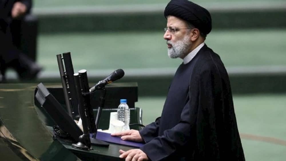 Iranian regime president Ebrahim Raisi - August 2021