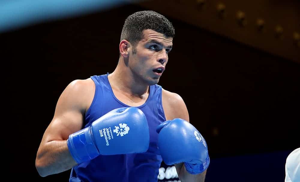 Omid Ahmadi Safa, member of the national kickboxing team-min