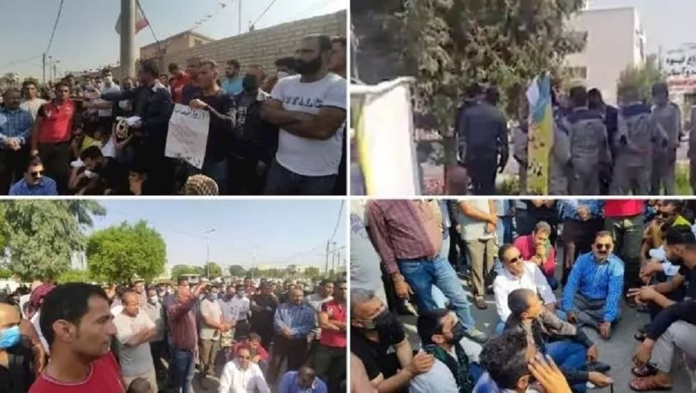 Strikes by workers of Haft Tappeh Sugarcane company, Shush, Khuzestan province