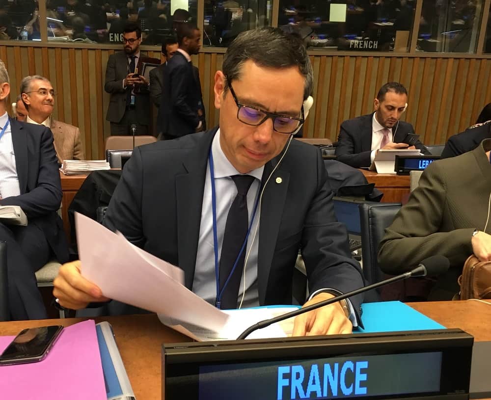 Yann Hwang-French Ambassador and Permanent Representative to the Disarmament Conference in Geneva to the First Committee of the General Assembly (Disarmament)-min