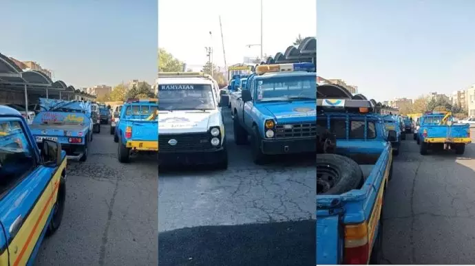tow-truck-drivers-in-Tabriz-protest